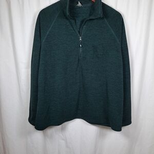 Eddie Bauer Men's Teal 1/4 Zip-Up Sweater XXL